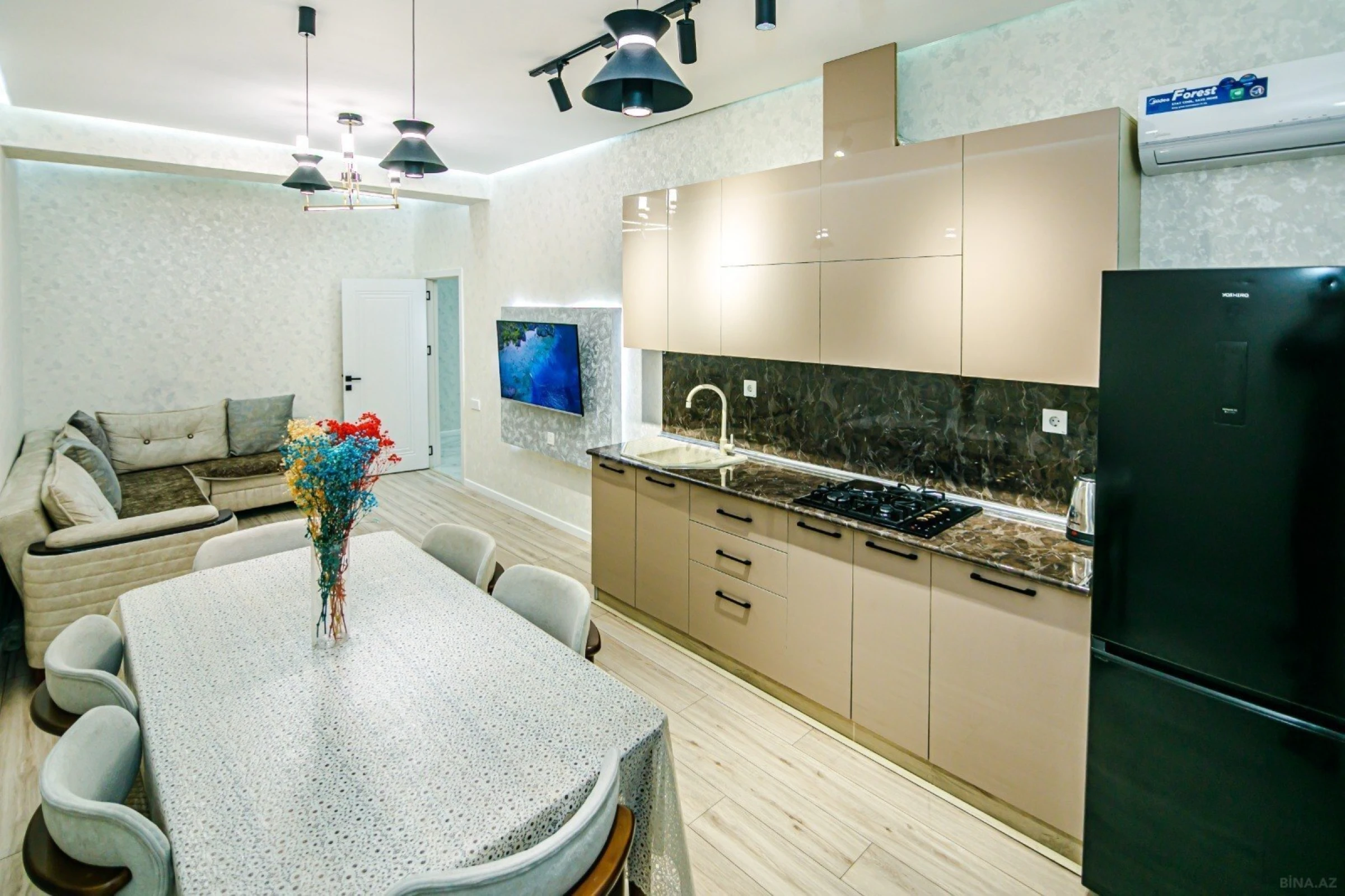 Kirayə verilir 3 otaqlı mənzil 90 m²