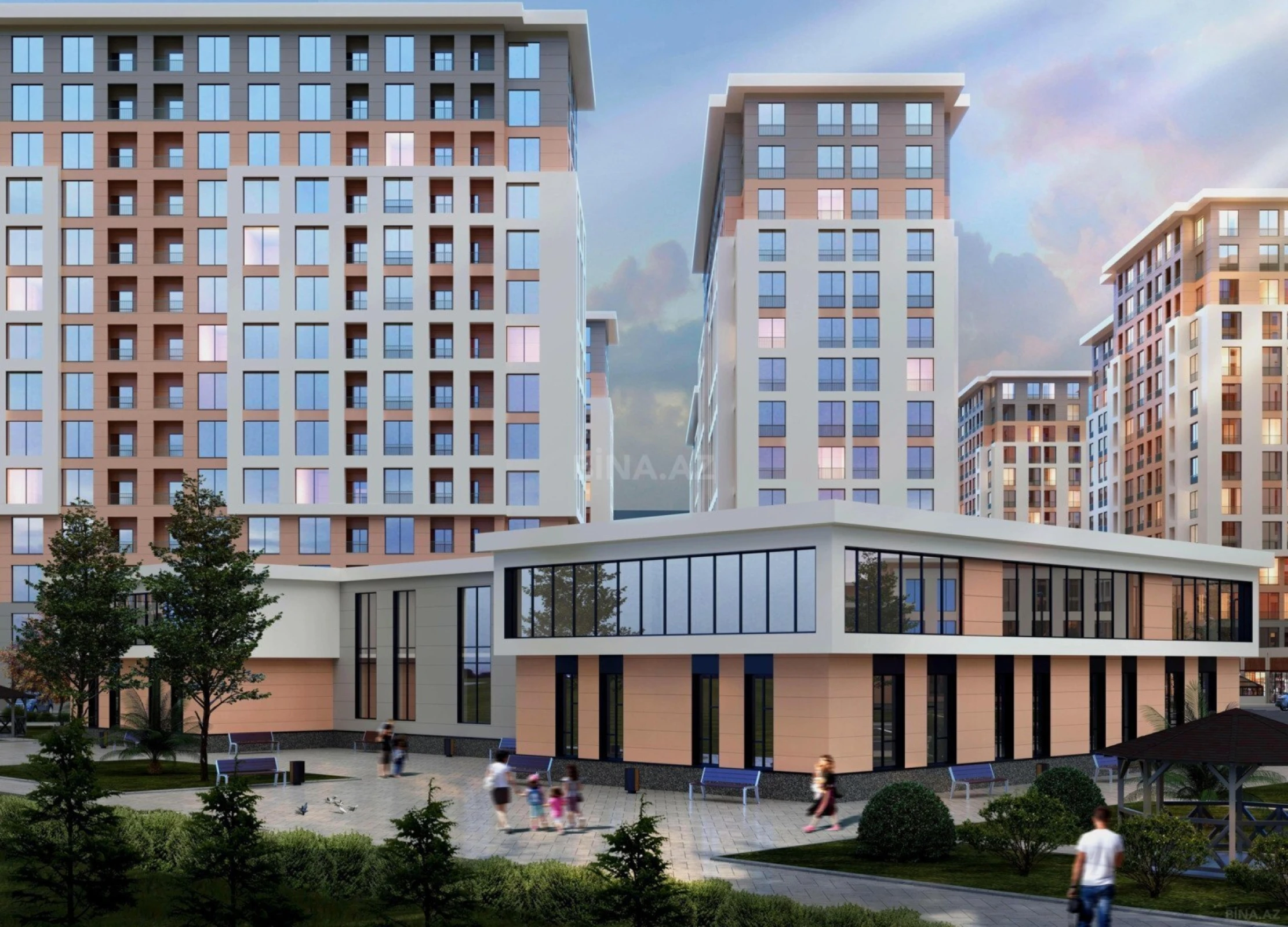 Satılır 2 otaqlı mənzil 75.5 m²