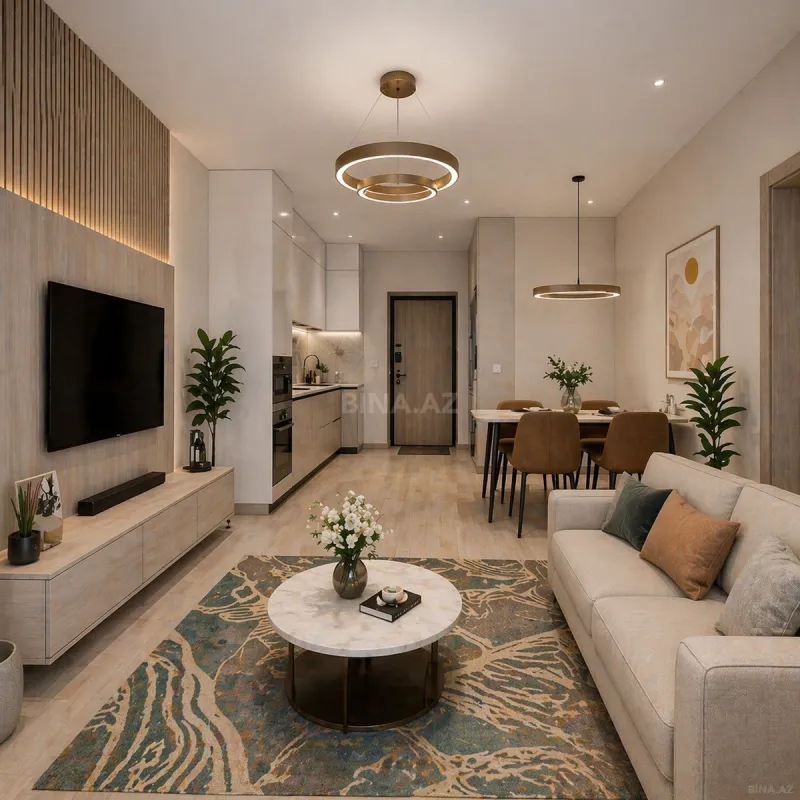 Satılır 2 otaqlı mənzil 75.5 m²