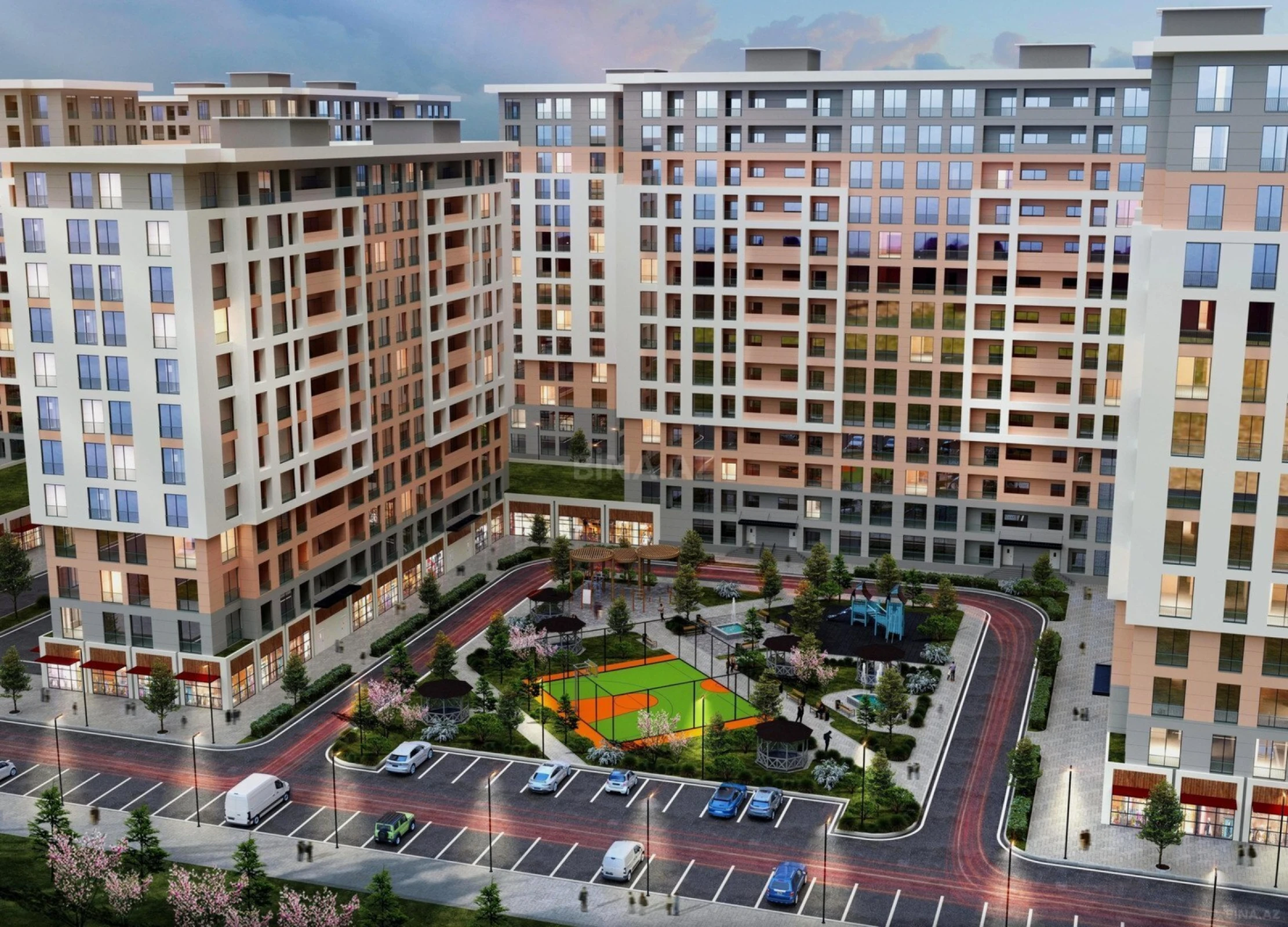 Satılır 2 otaqlı mənzil 75.5 m²