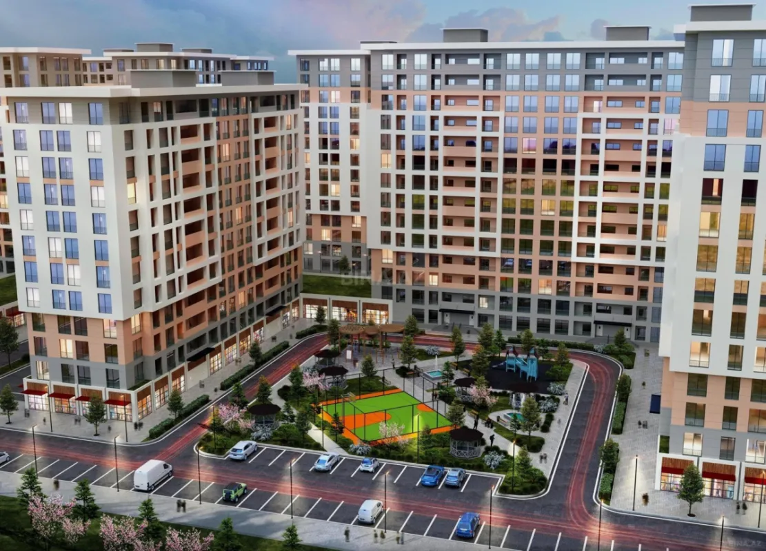 Satılır 2 otaqlı mənzil 75.5 m²