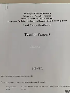 Satılır 2 otaqlı mənzil 56.3 m²