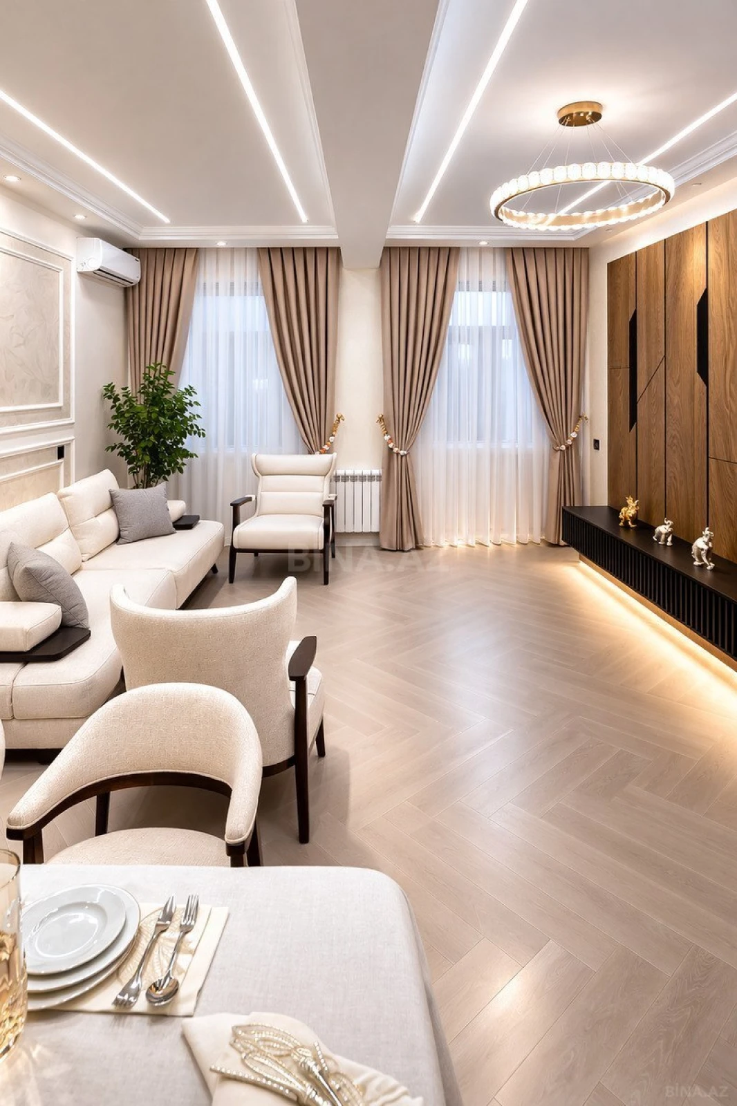 Satılır 3 otaqlı mənzil 104 m²