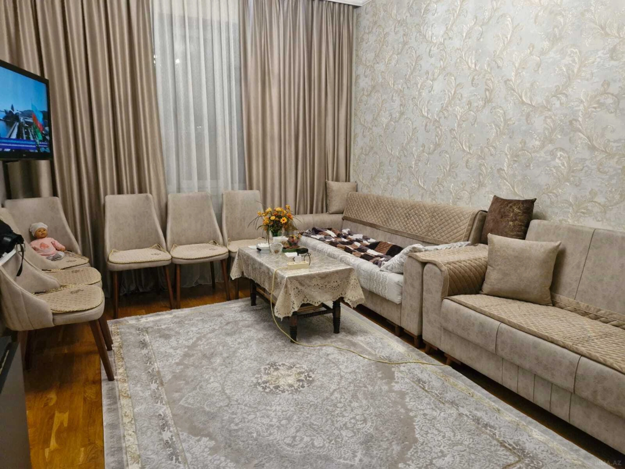 Satılır 3 otaqlı mənzil 75 m²