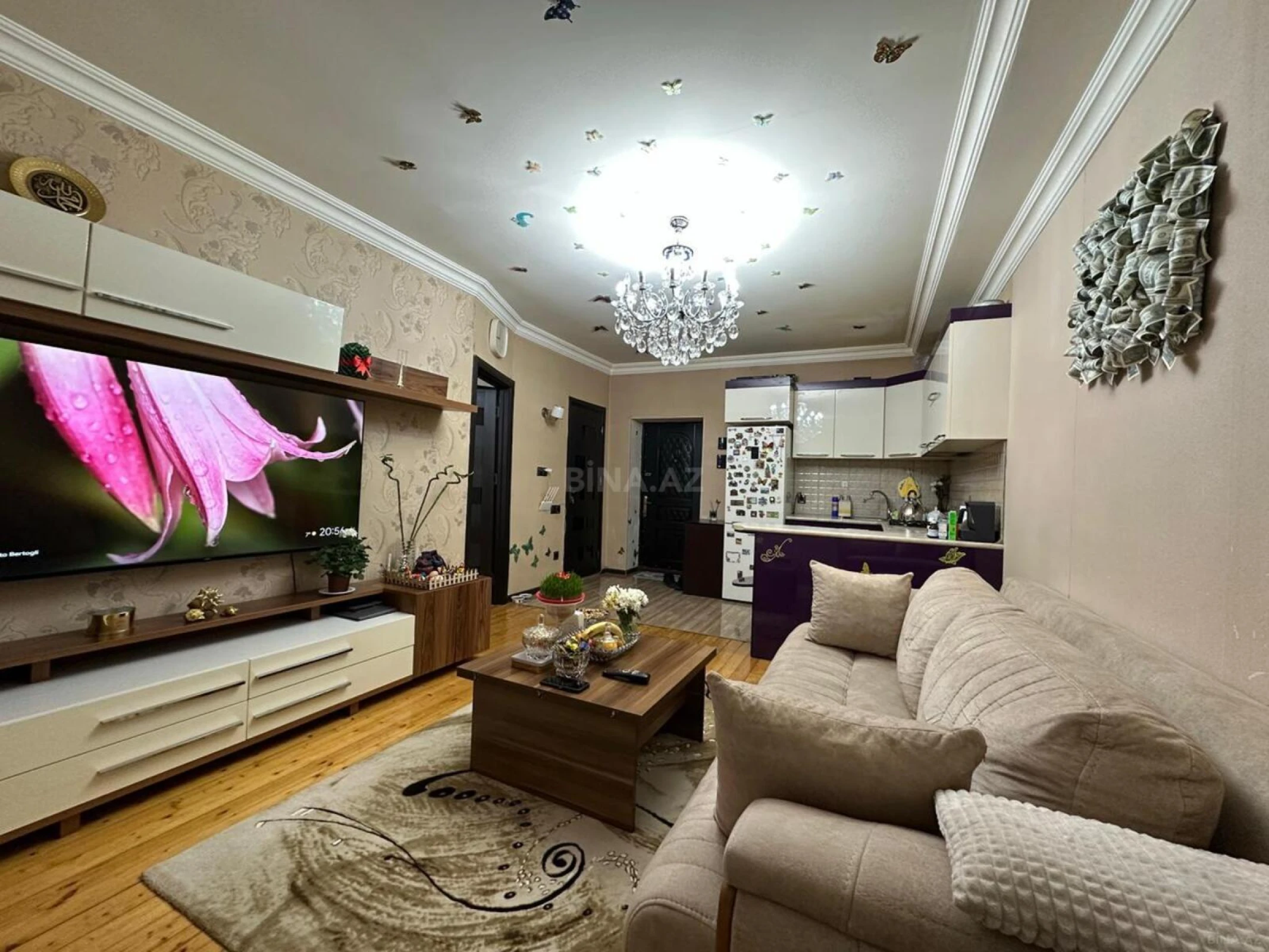Satılır 2 otaqlı mənzil 55 m²