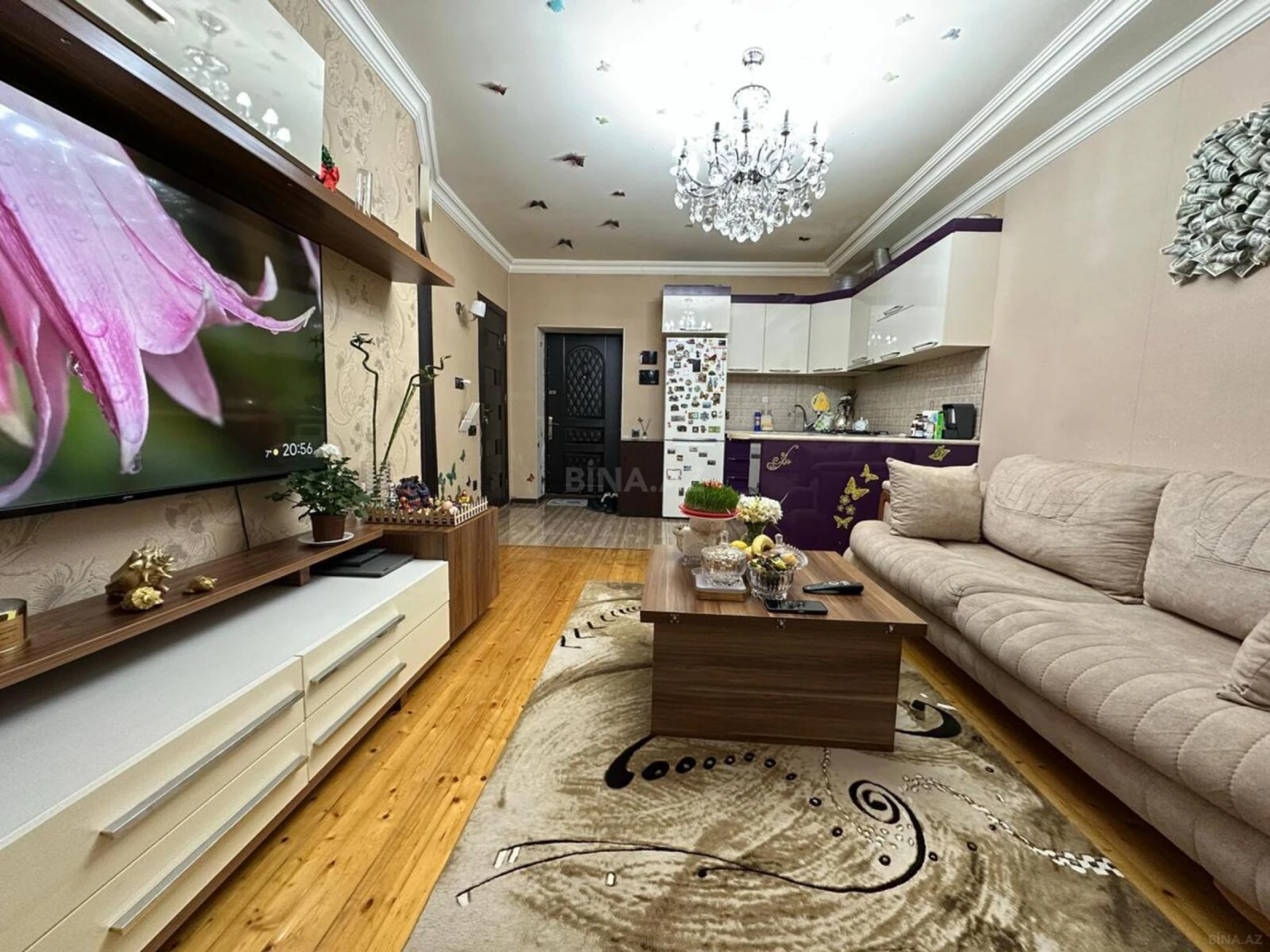 Satılır 2 otaqlı mənzil 55 m²