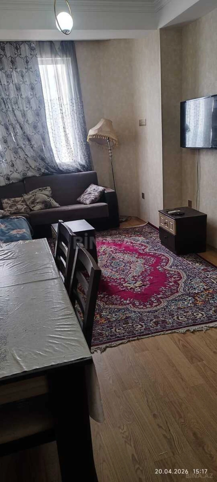 Kirayə verilir 1 otaqlı mənzil 55 m²