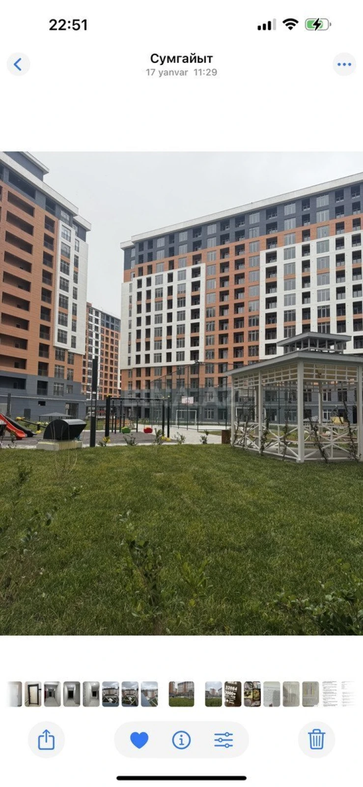 Kirayə verilir 2 otaqlı mənzil 57 m²