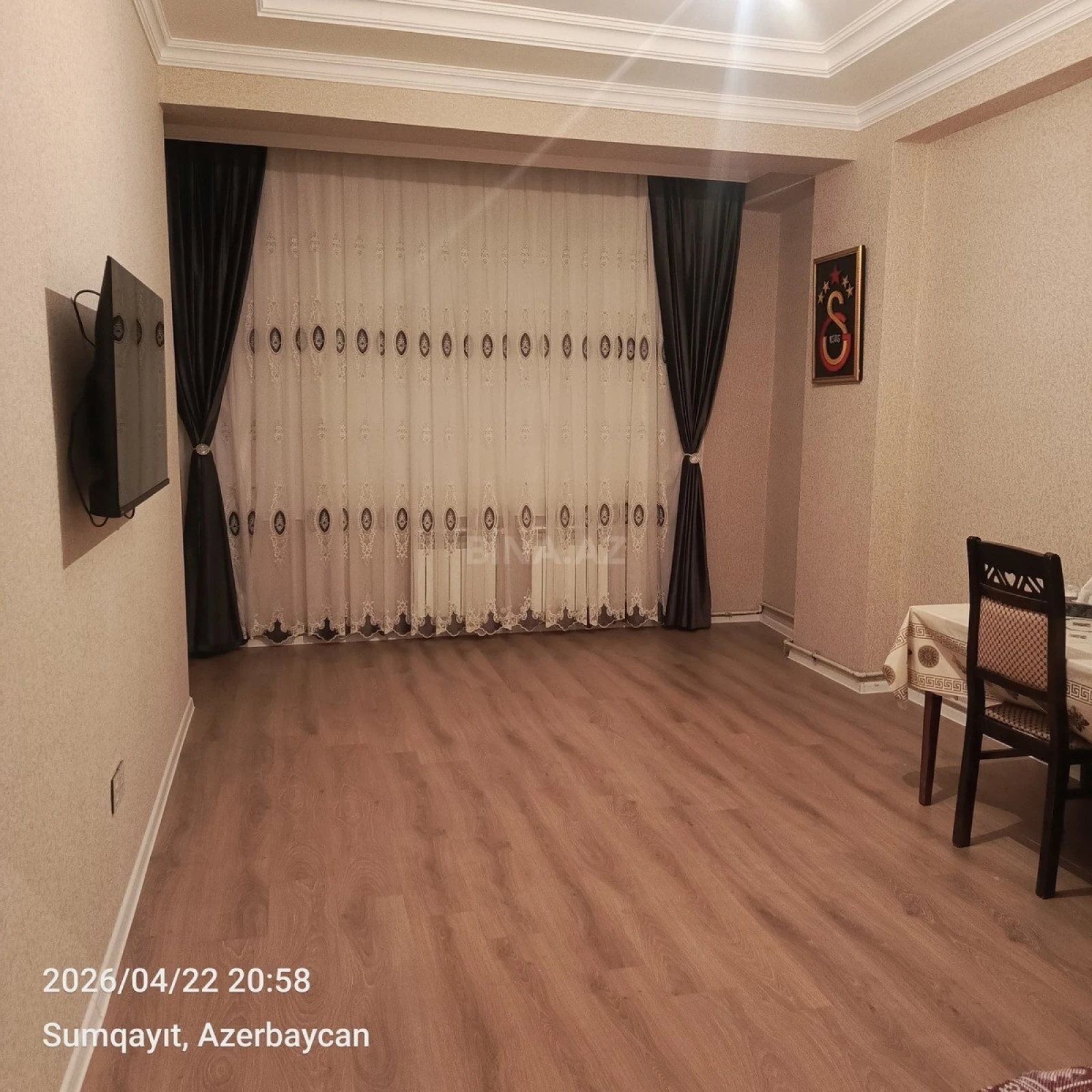 Satılır 2 otaqlı mənzil 58 m²