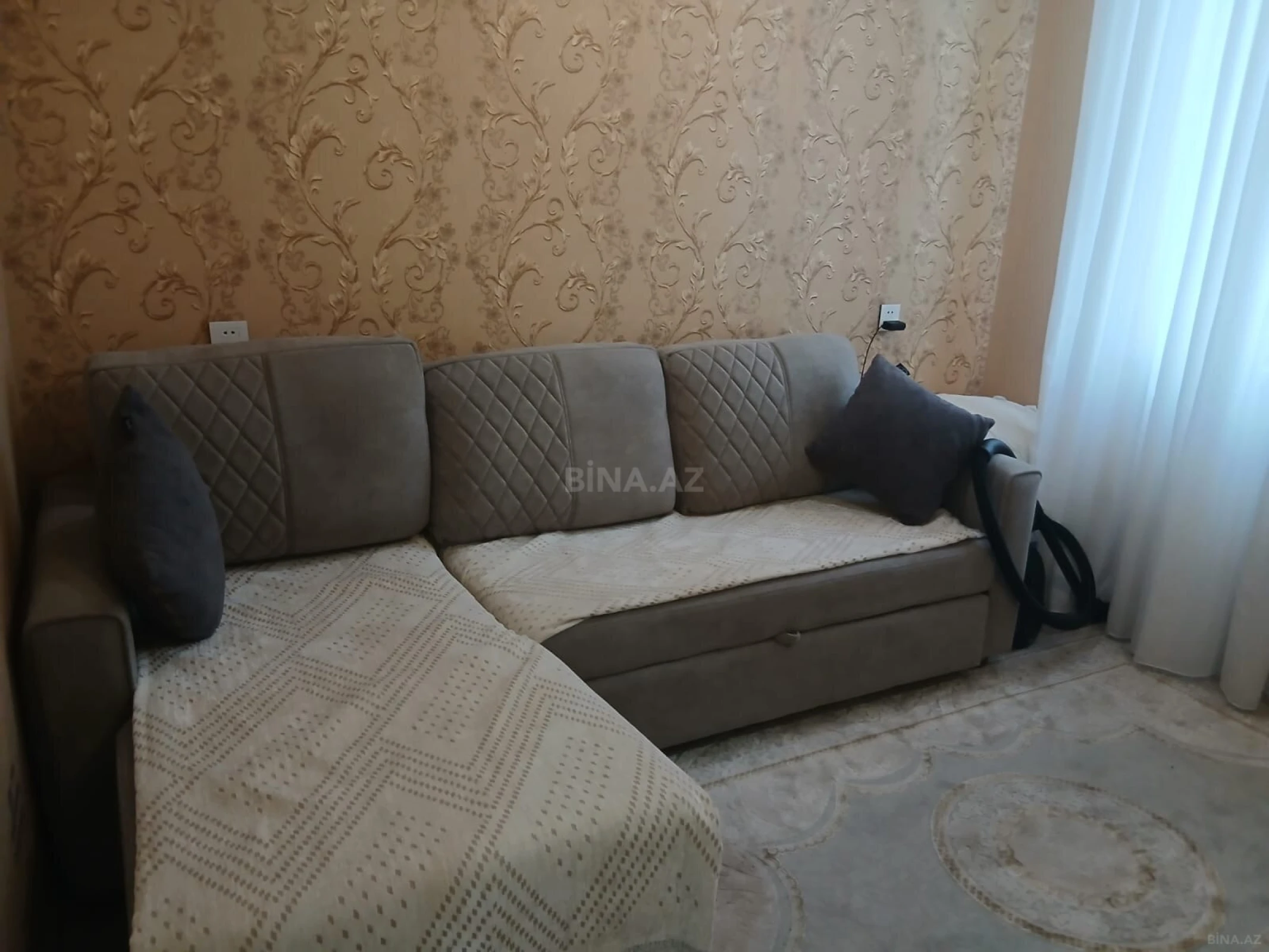 Kirayə verilir 1 otaqlı mənzil 34 m²