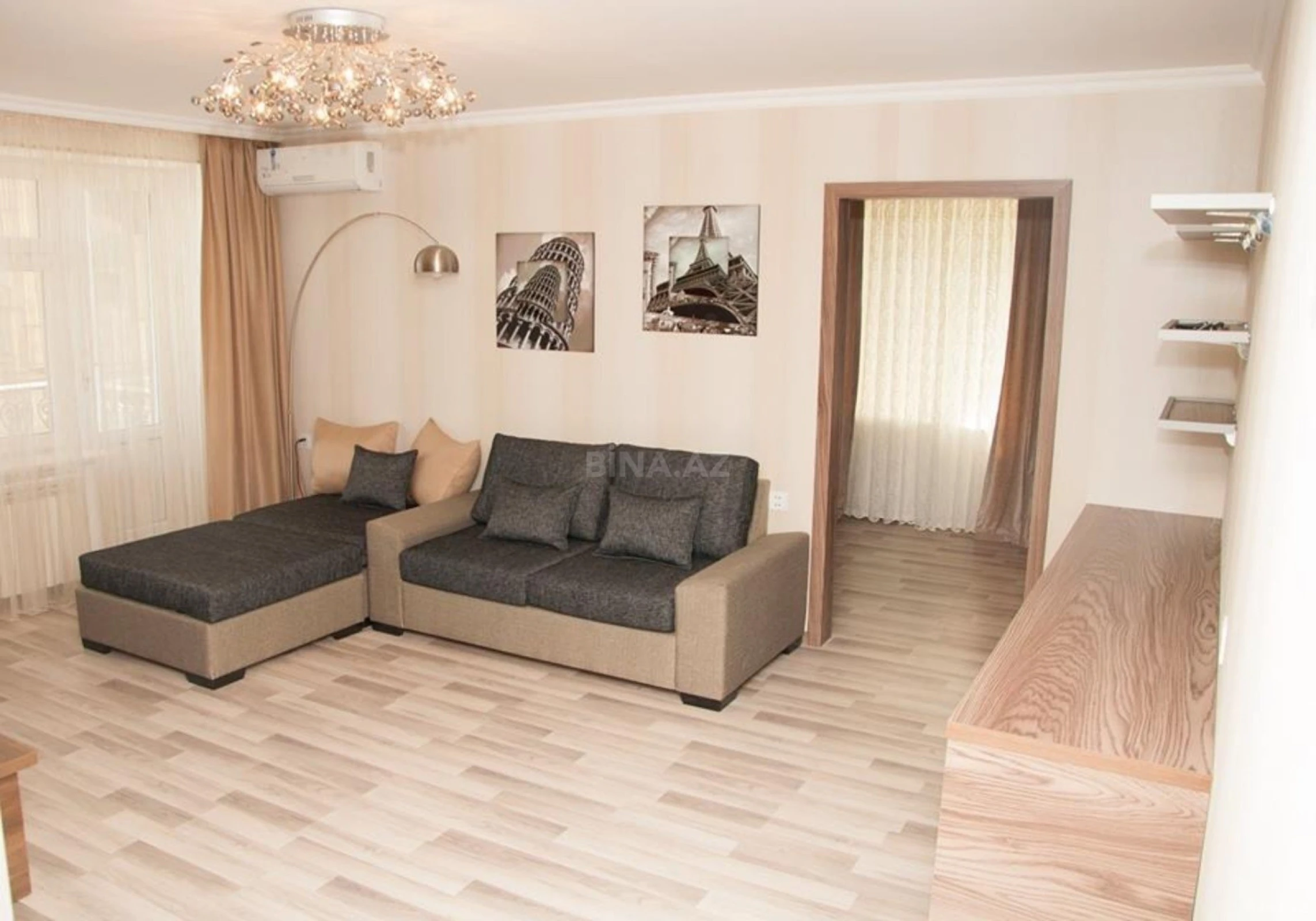 Kirayə verilir 2 otaqlı mənzil 56 m²