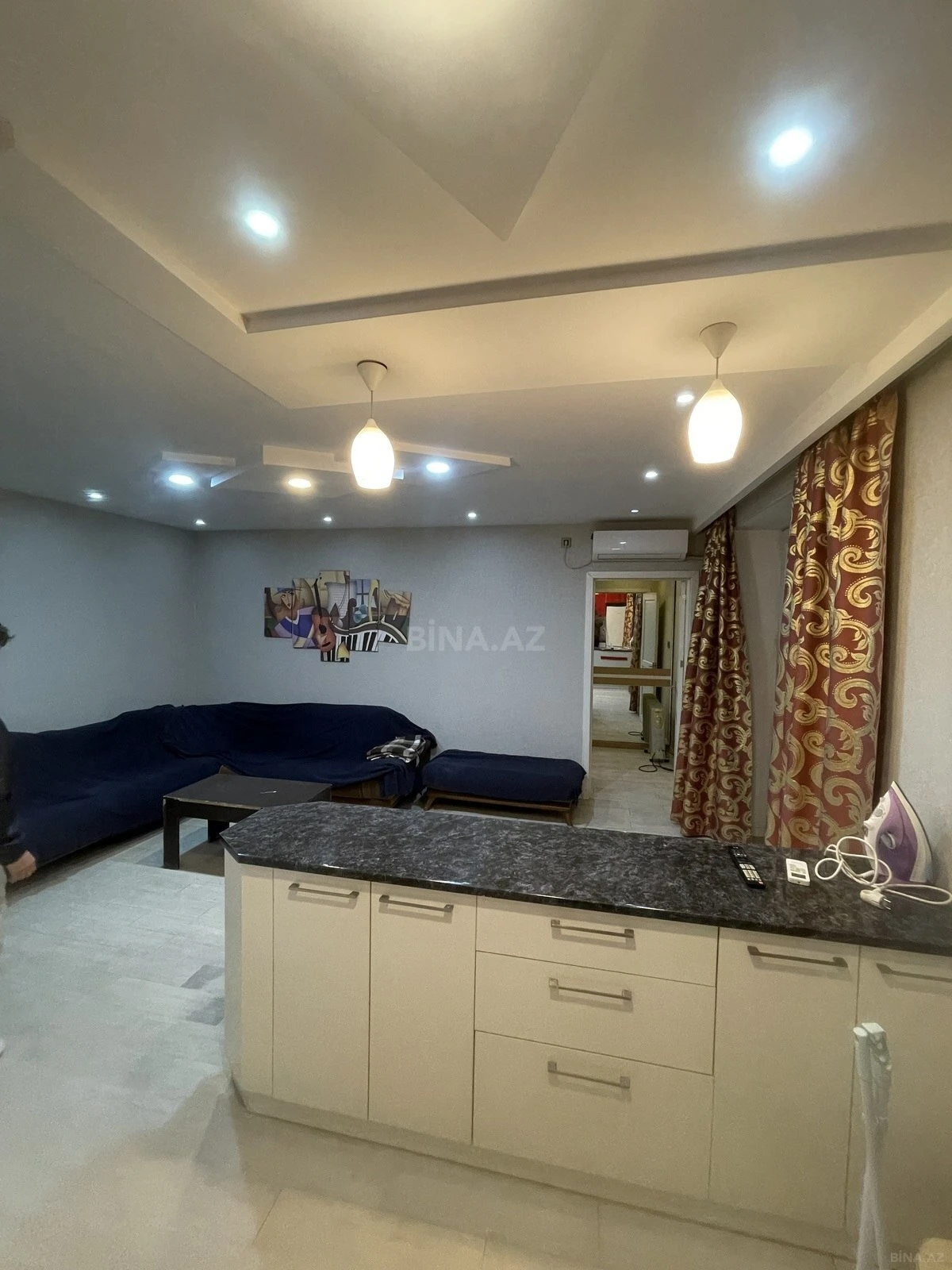 Kirayə verilir 2 otaqlı mənzil 45 m²