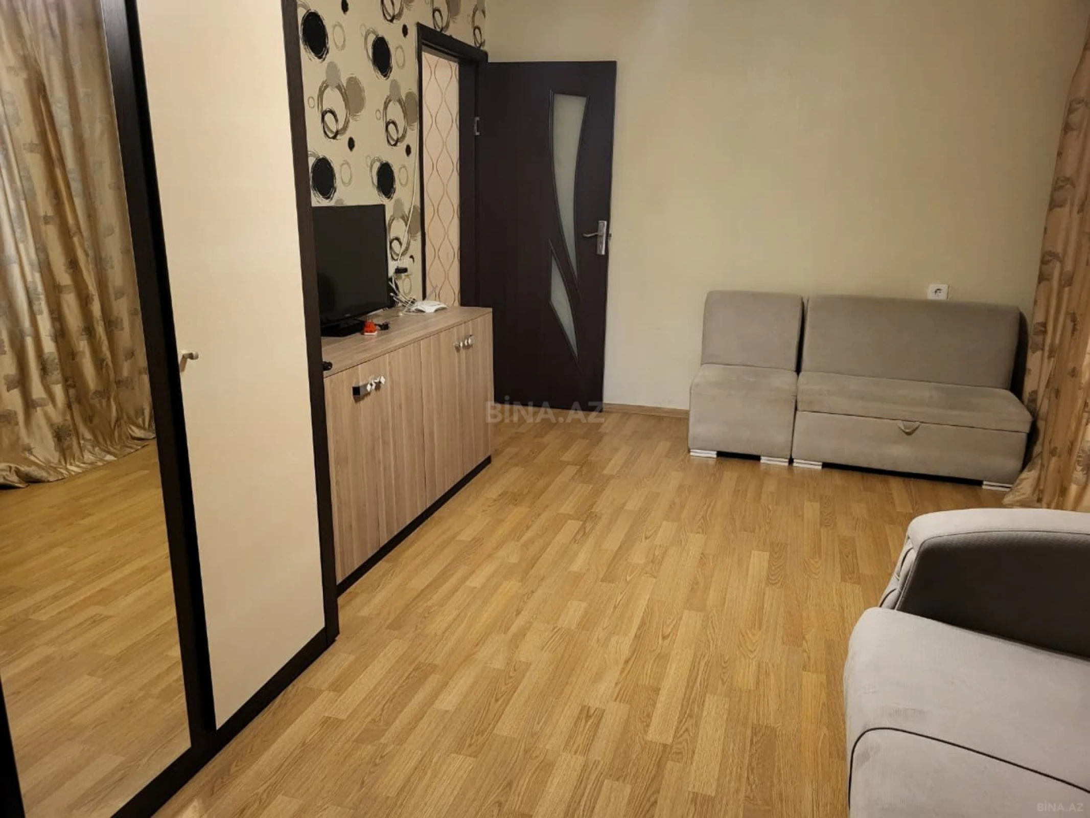Kirayə verilir 1 otaqlı mənzil 33 m²