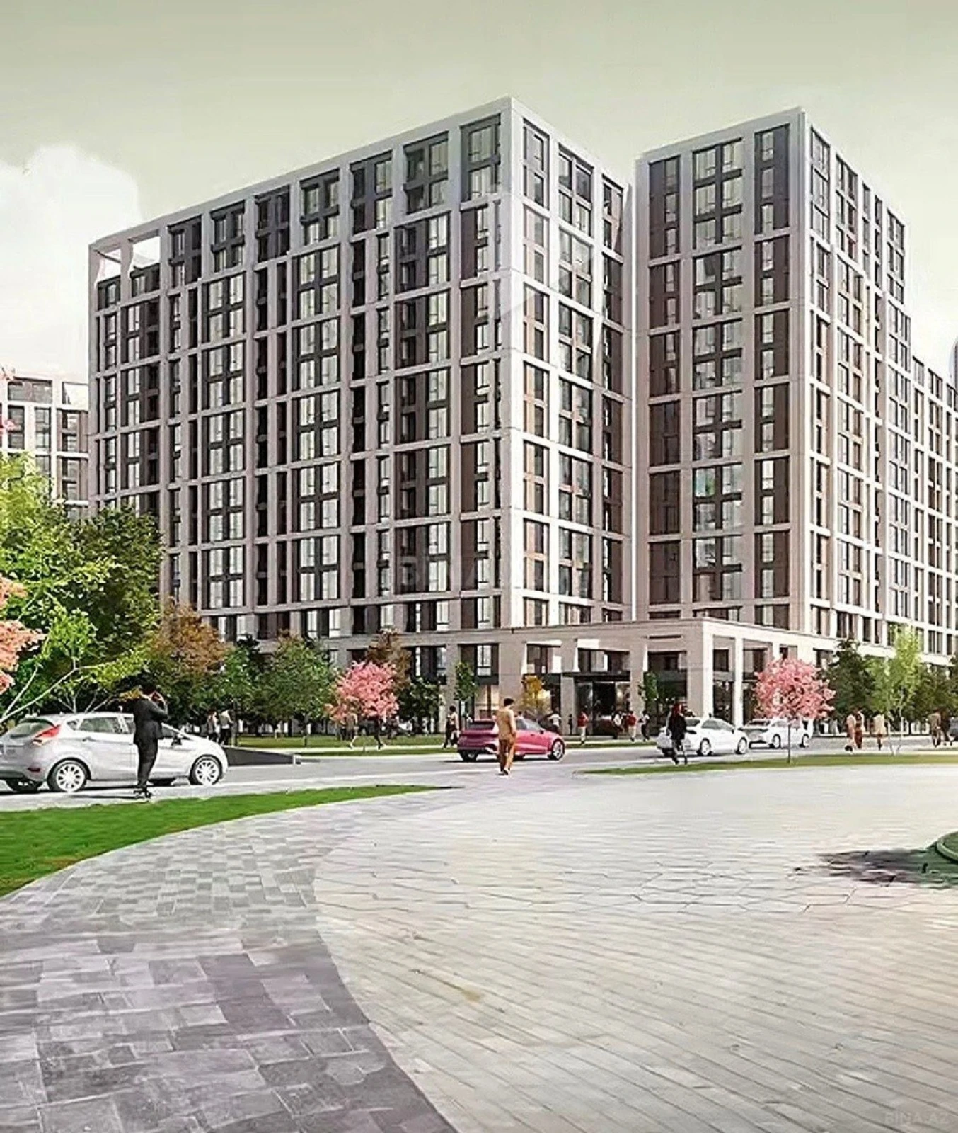 Satılır 1 otaqlı mənzil 45.9 m²