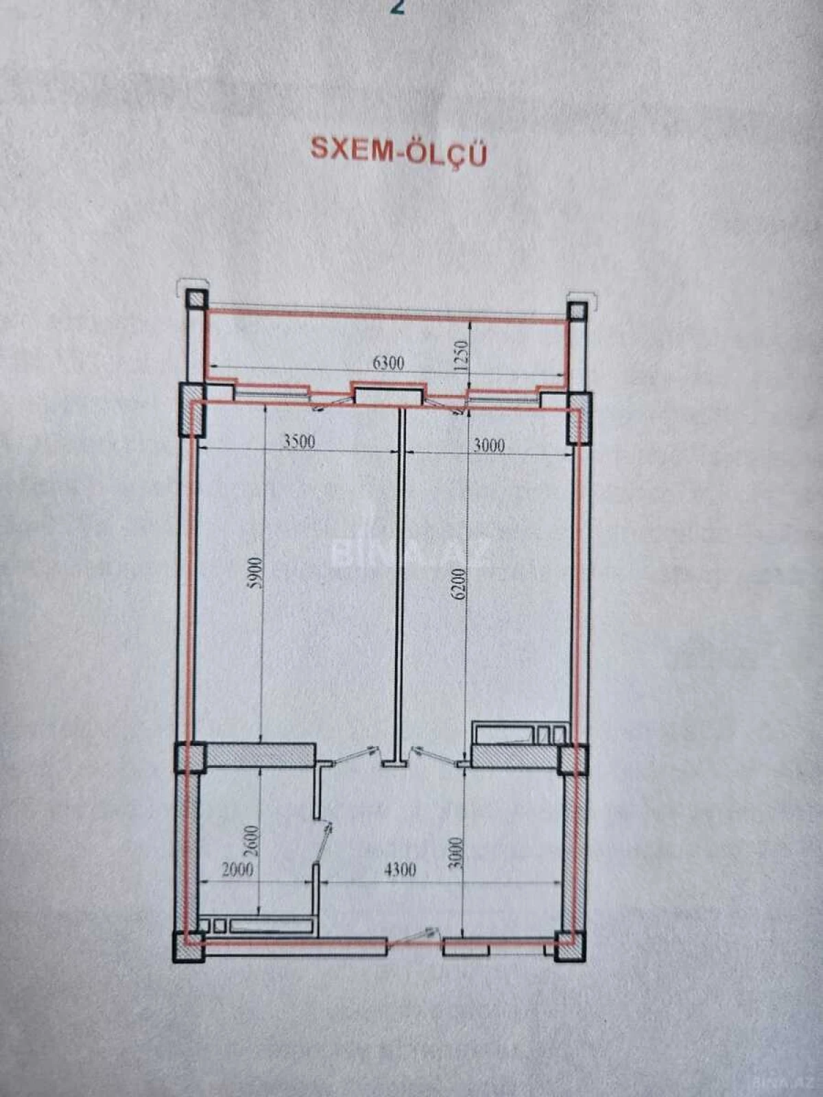 Satılır 2 otaqlı mənzil 71.2 m²