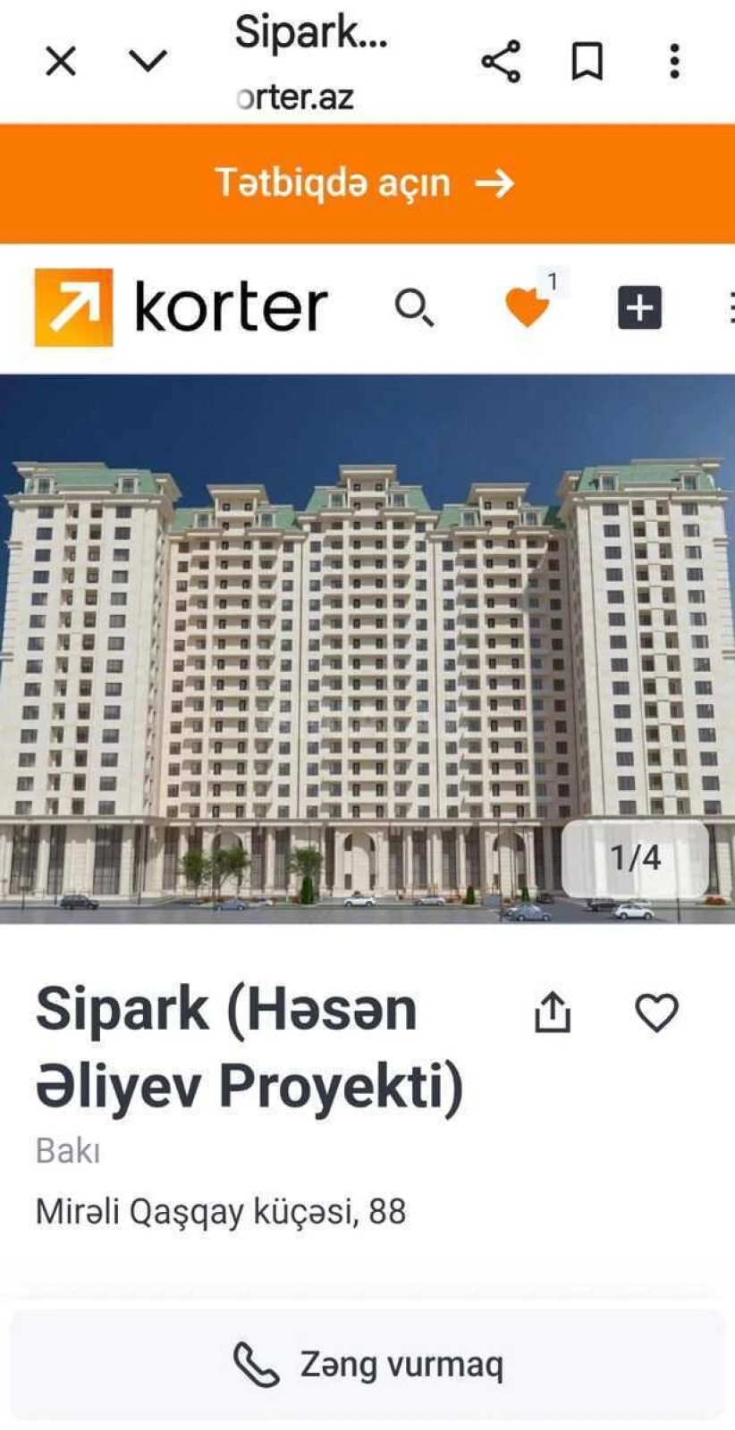 Satılır 2 otaqlı mənzil 112.5 m²