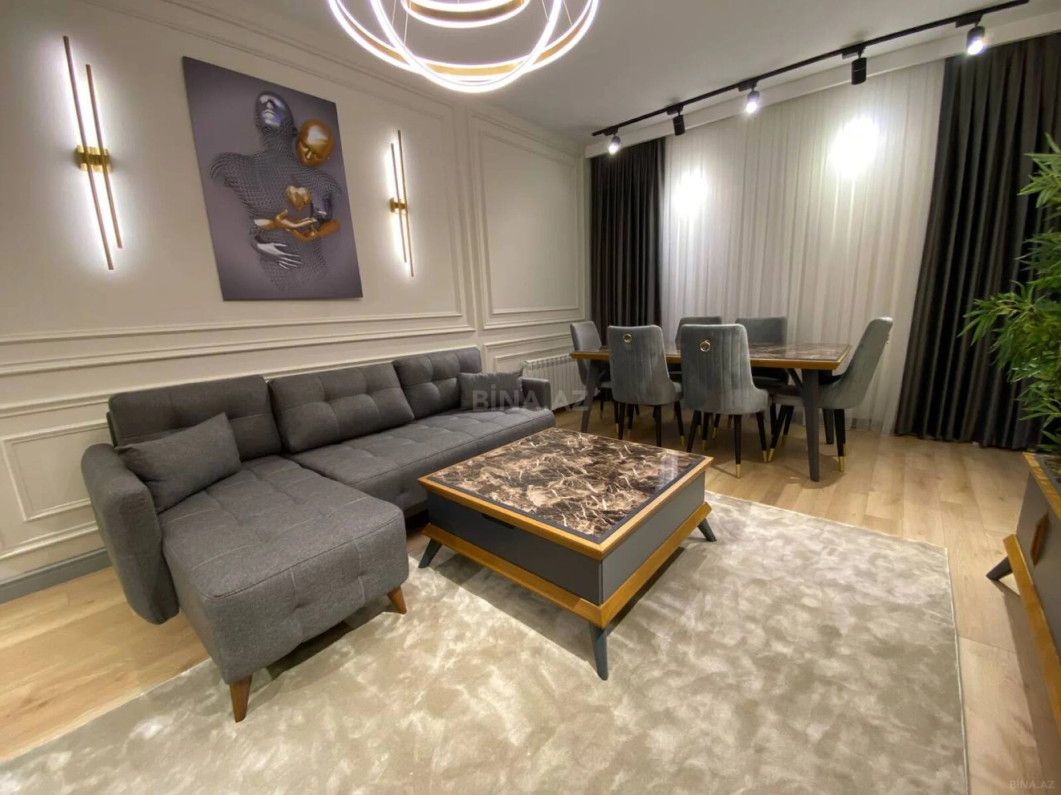 Kirayə verilir 3 otaqlı mənzil 118 m²