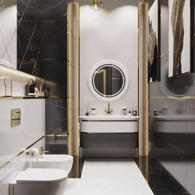 Kirayə verilir 2 otaqlı mənzil 125 m²