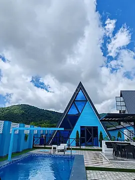 Satılır 3 otaqlı həyət evi 100 m² — Qəbələ 3 otaq 100.00 m²