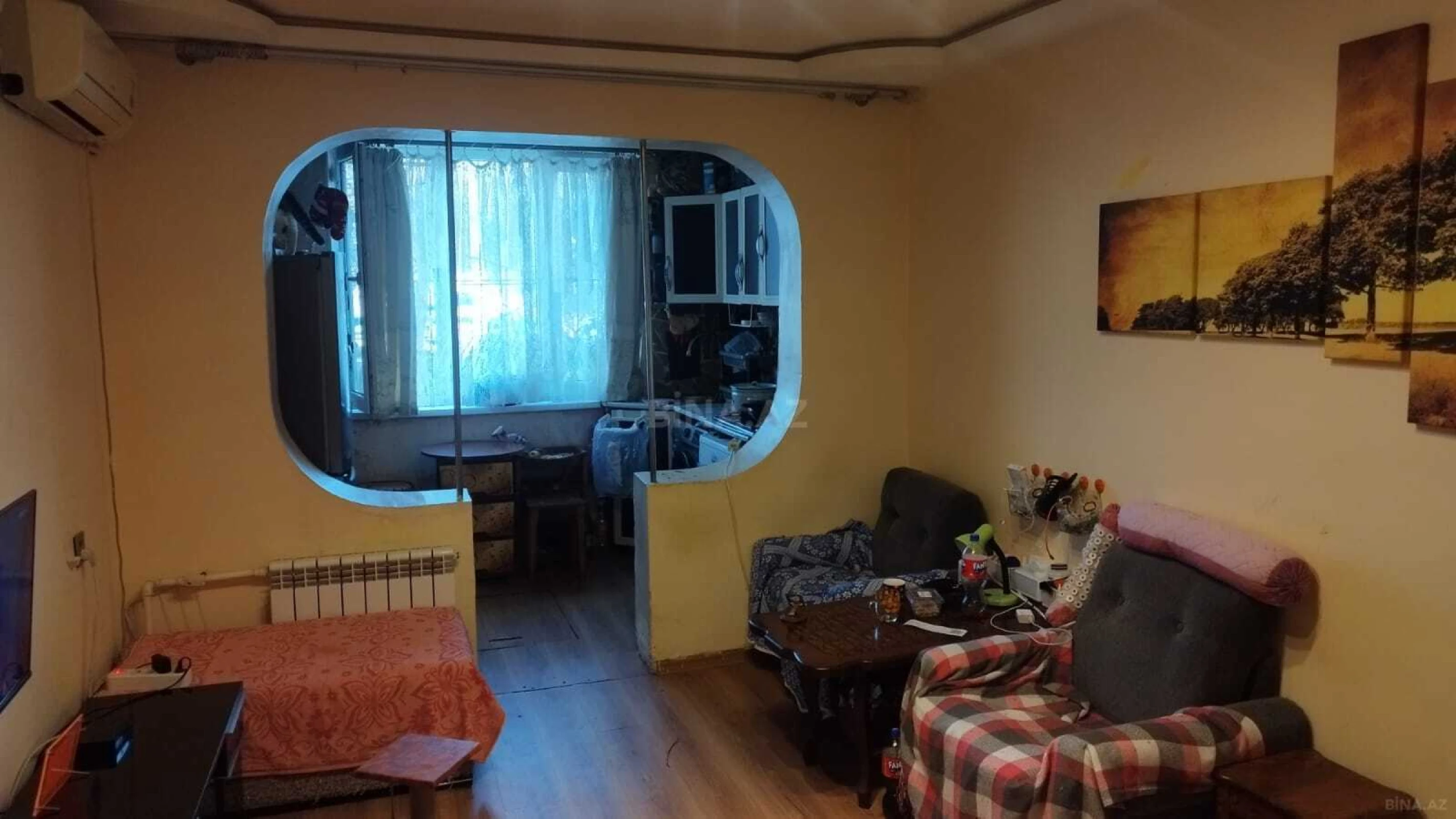 Satılır 1 otaqlı mənzil 35 m²