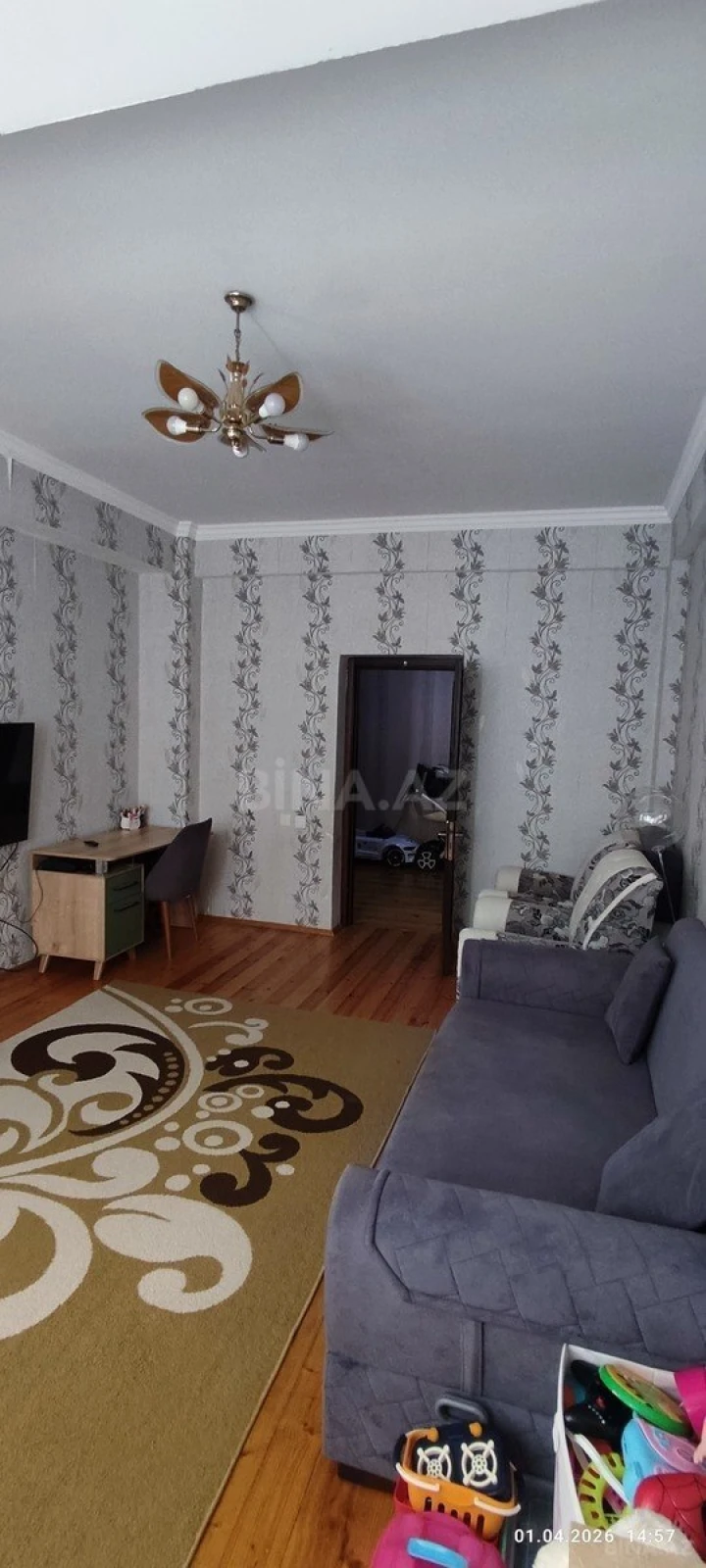 Satılır 2 otaqlı mənzil 73 m²