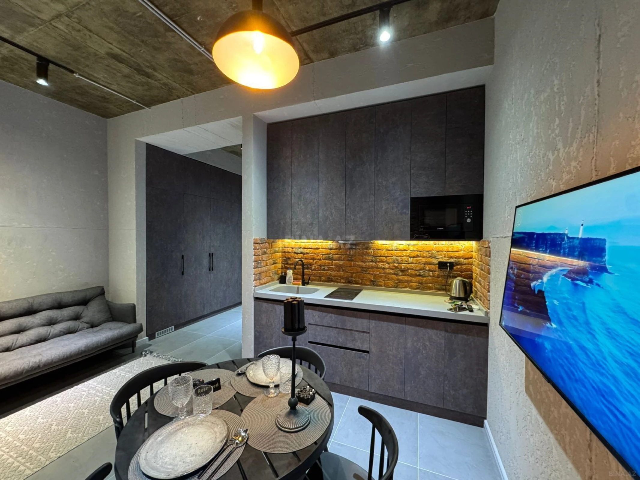 Satılır 1 otaqlı mənzil 58 m²