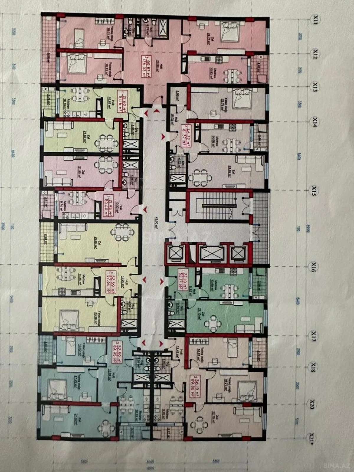 Satılır 3 otaqlı mənzil 90 m²