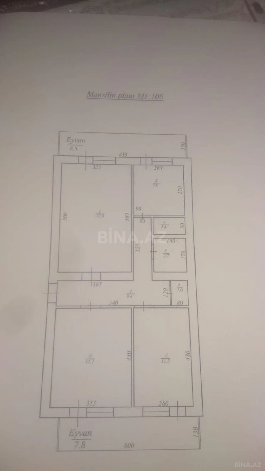 Satılır 3 otaqlı mənzil 90 m²