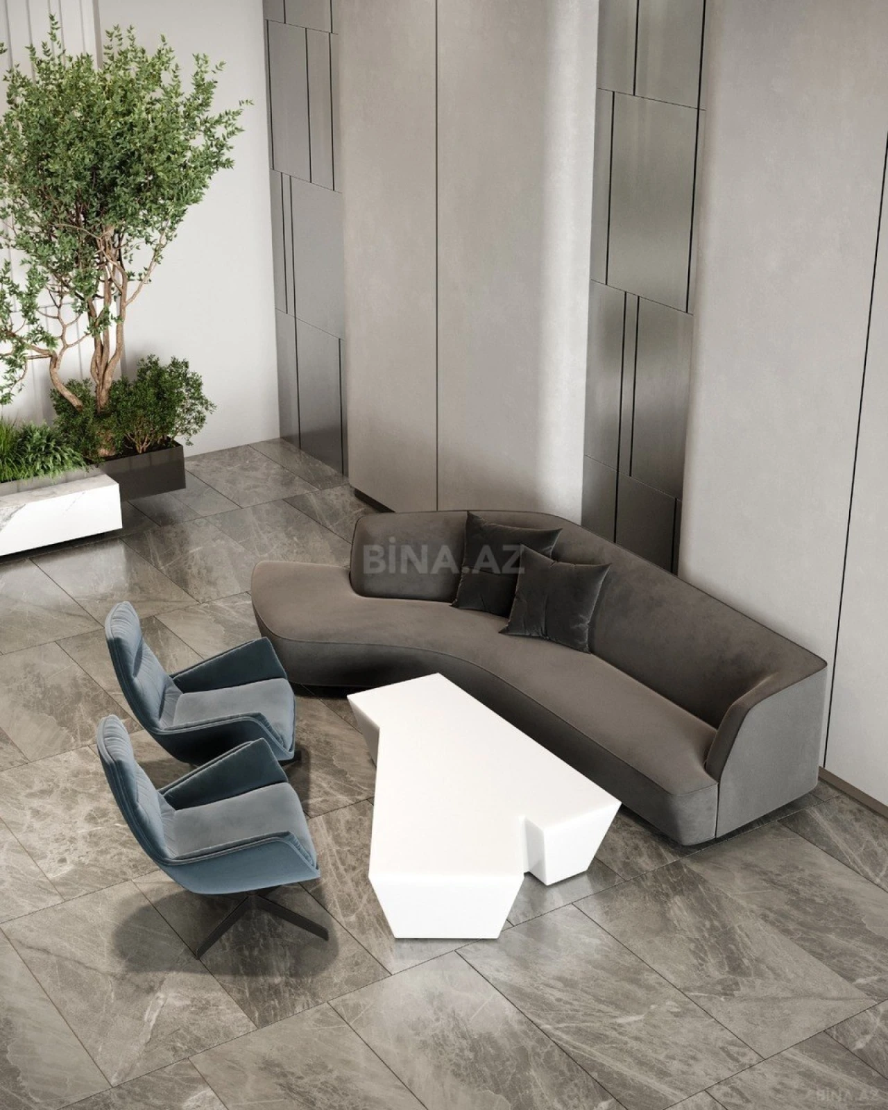 Satılır 2 otaqlı mənzil 103 m²