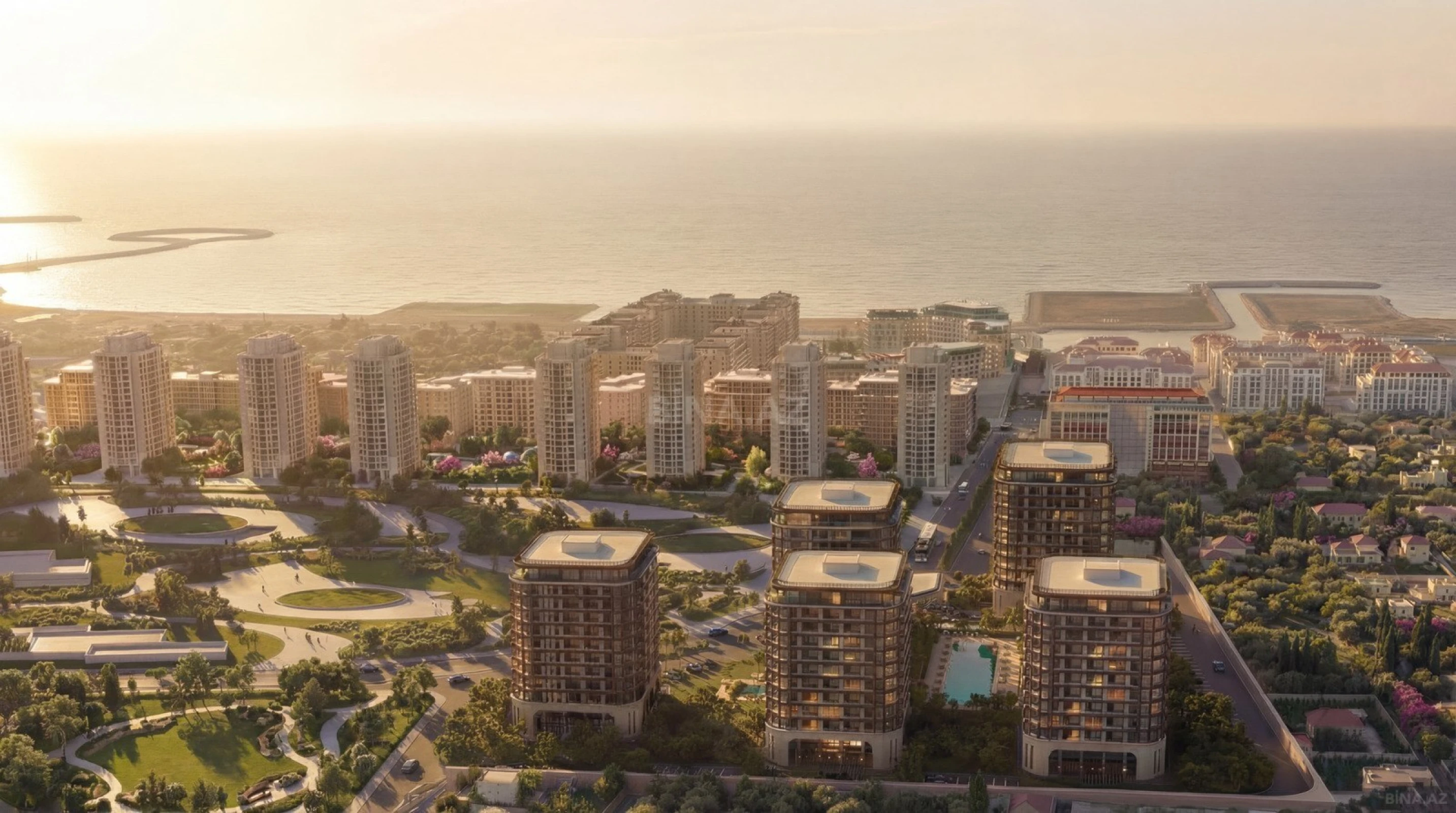 Satılır 1 otaqlı mənzil 45.6 m²