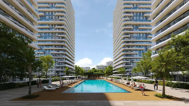 Satılır 1 otaqlı mənzil 57.8 m²