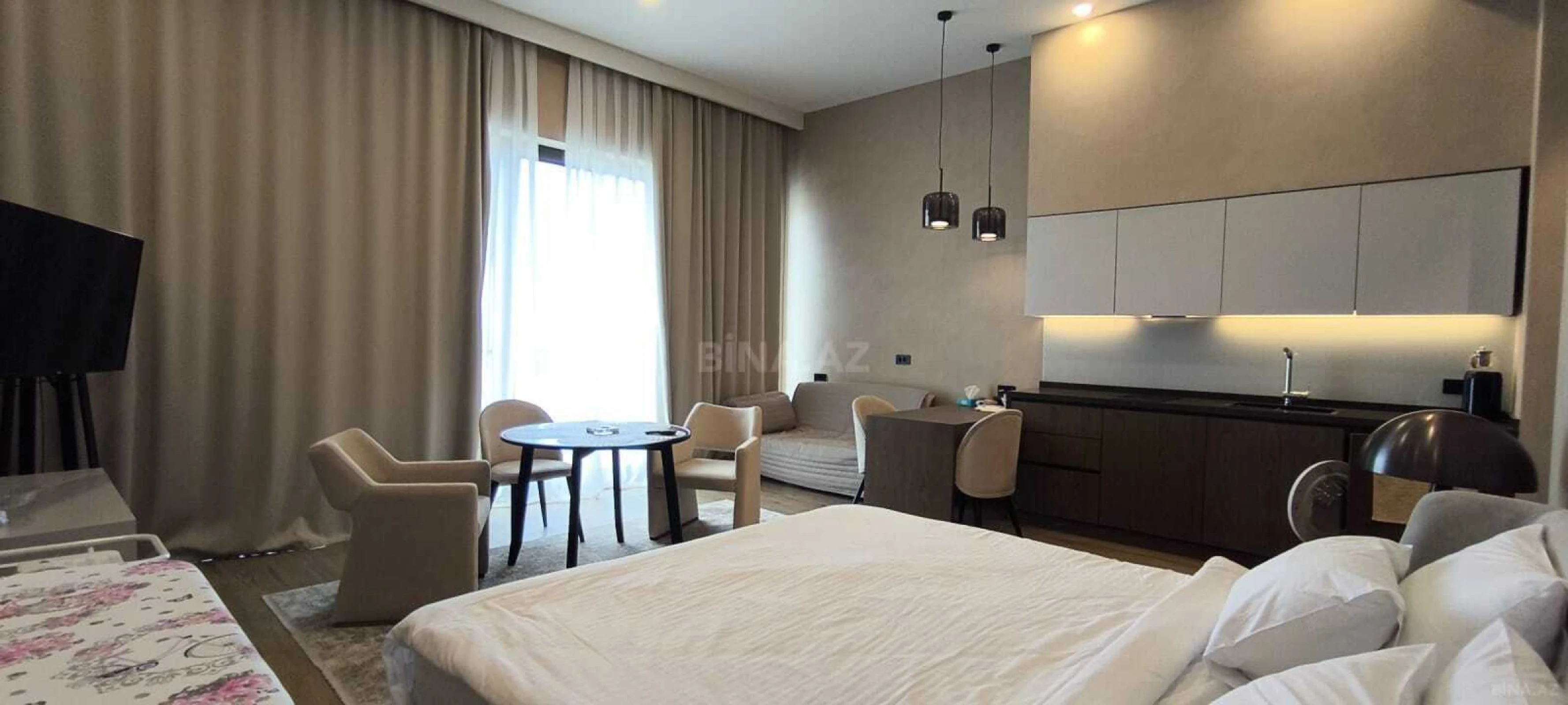 Kirayə verilir 1 otaqlı mənzil 68 m²