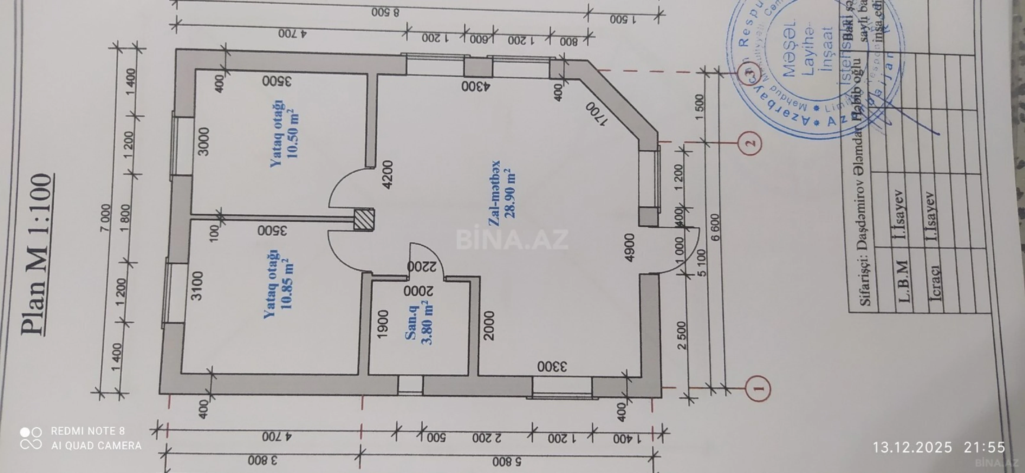 Satılır 3 otaqlı həyət evi 70 m²