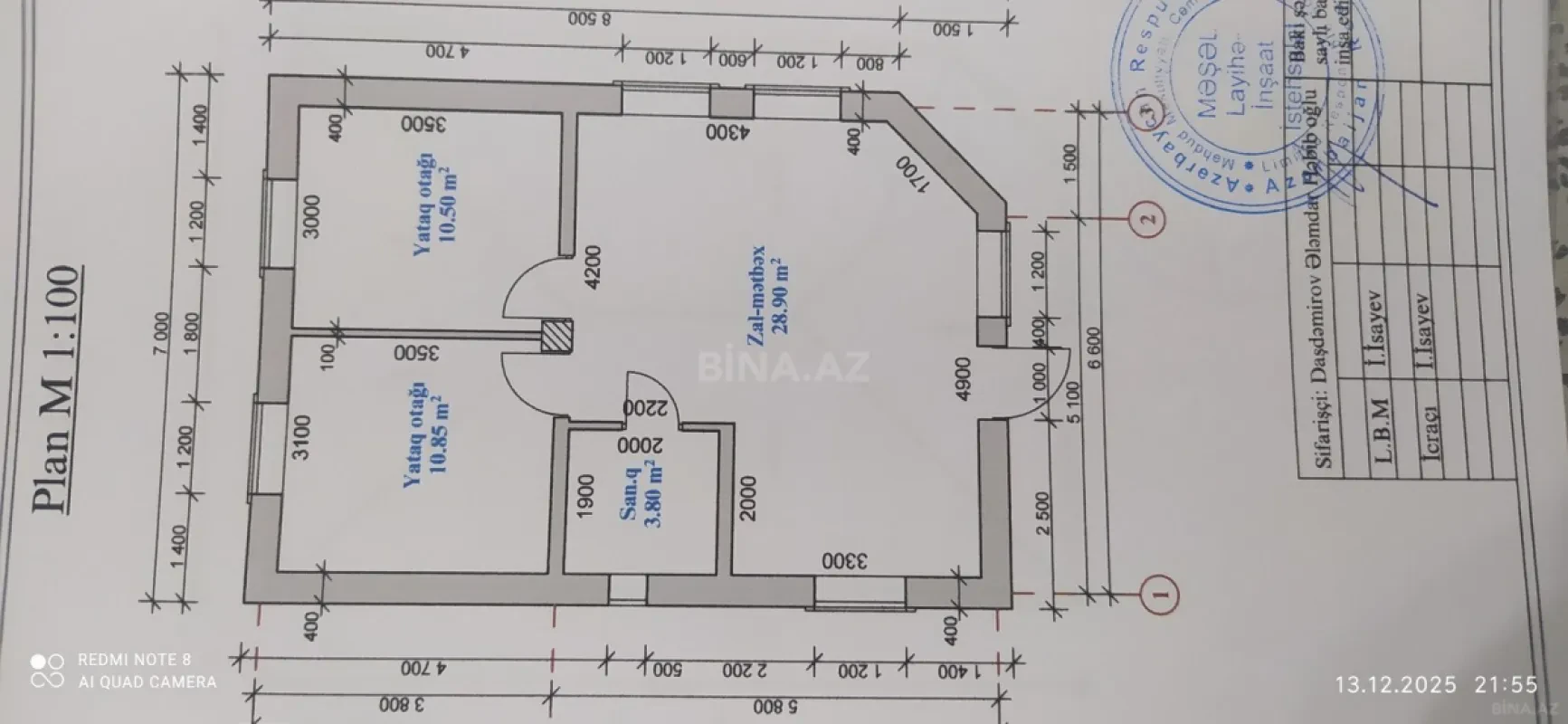 Satılır 3 otaqlı həyət evi 70 m²
