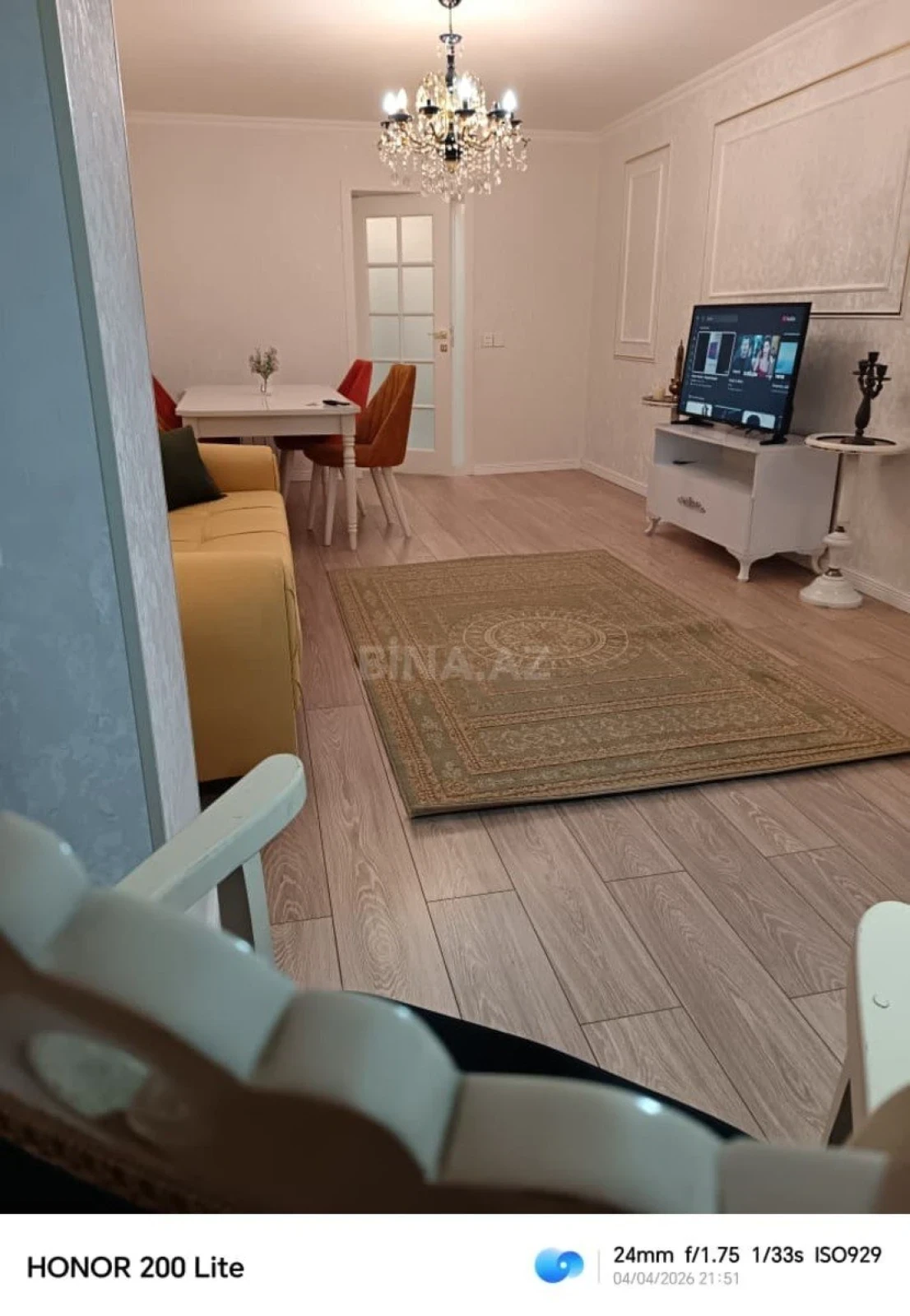 Kirayə verilir 3 otaqlı mənzil 80 m²
