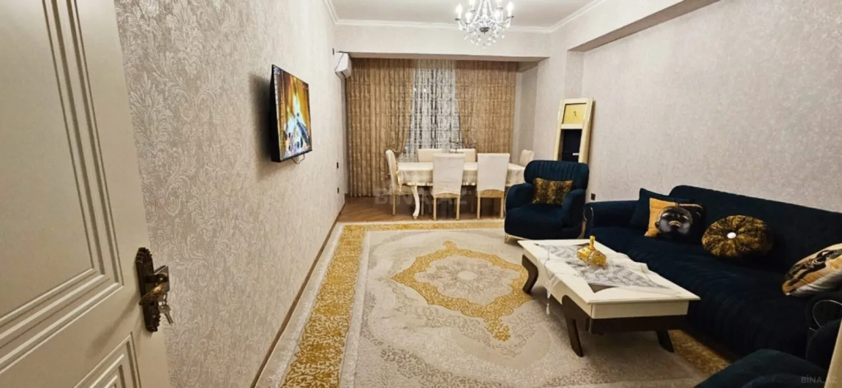 Kirayə verilir 3 otaqlı mənzil 125 m²