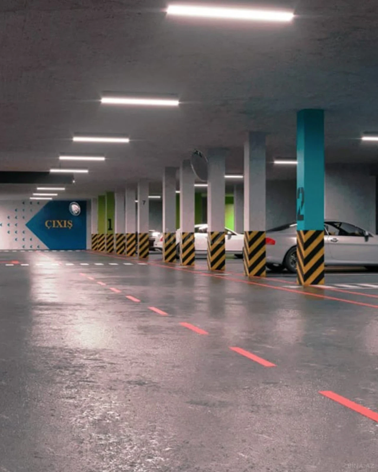 Kirayə verilir 2 otaqlı mənzil 60 m²