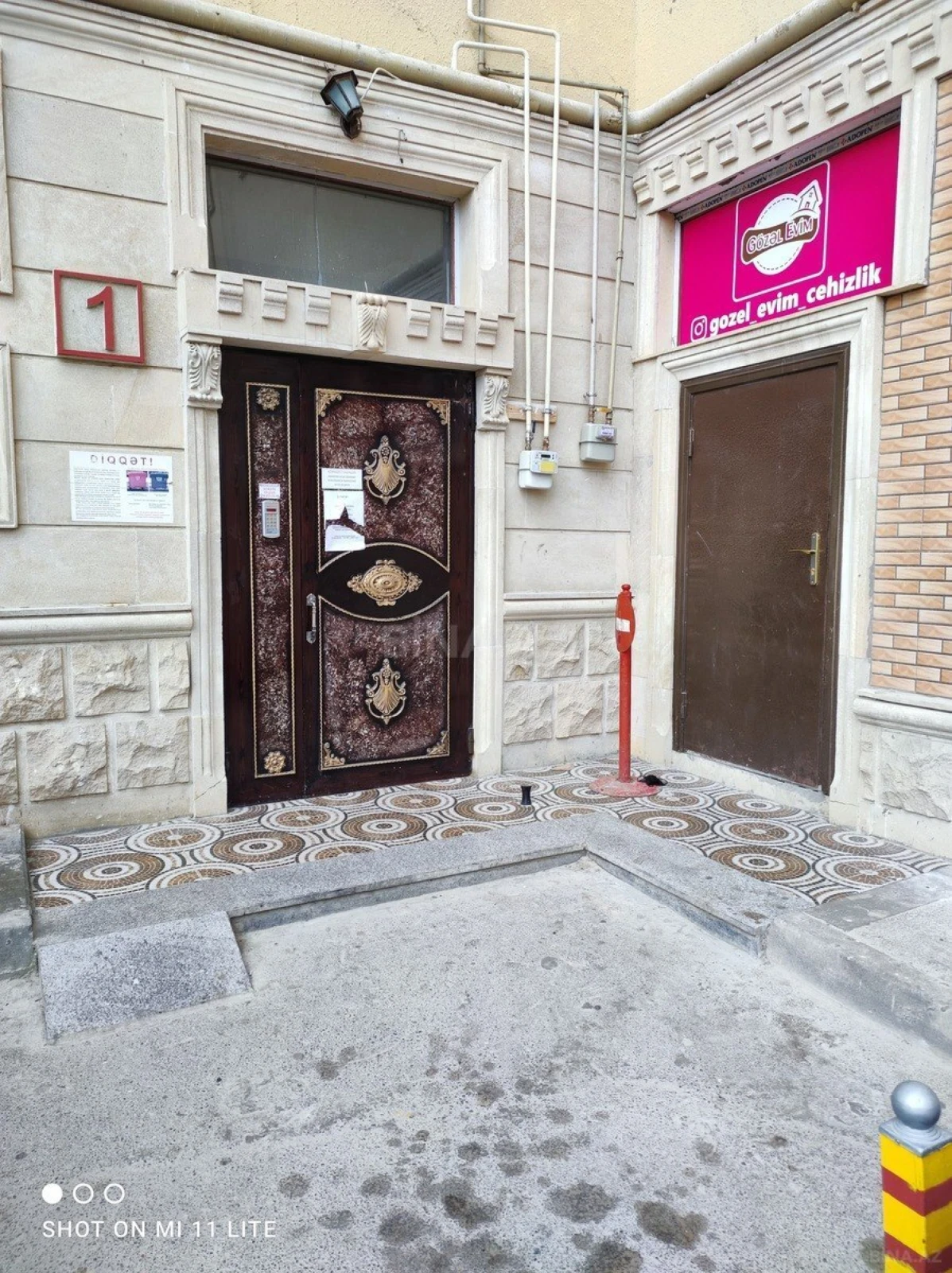 Kirayə verilir 1 otaqlı mənzil 50 m²