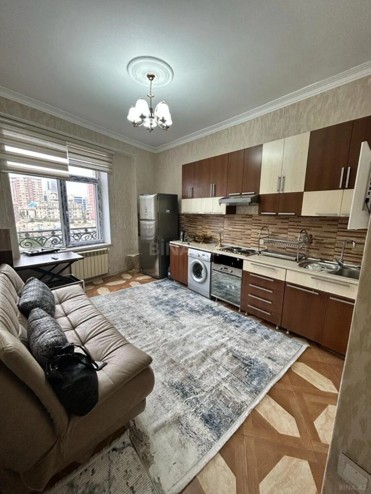 Satılır 1 otaqlı mənzil 60 m²