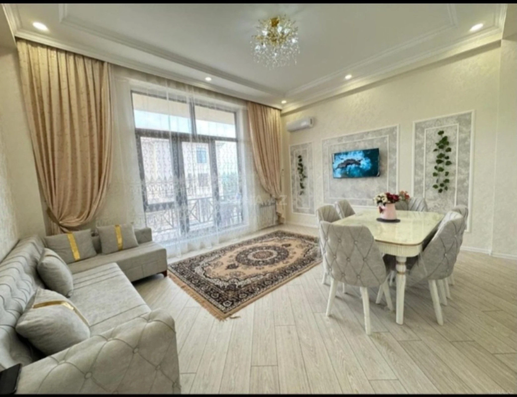 Kirayə verilir 2 otaqlı mənzil 65 m²