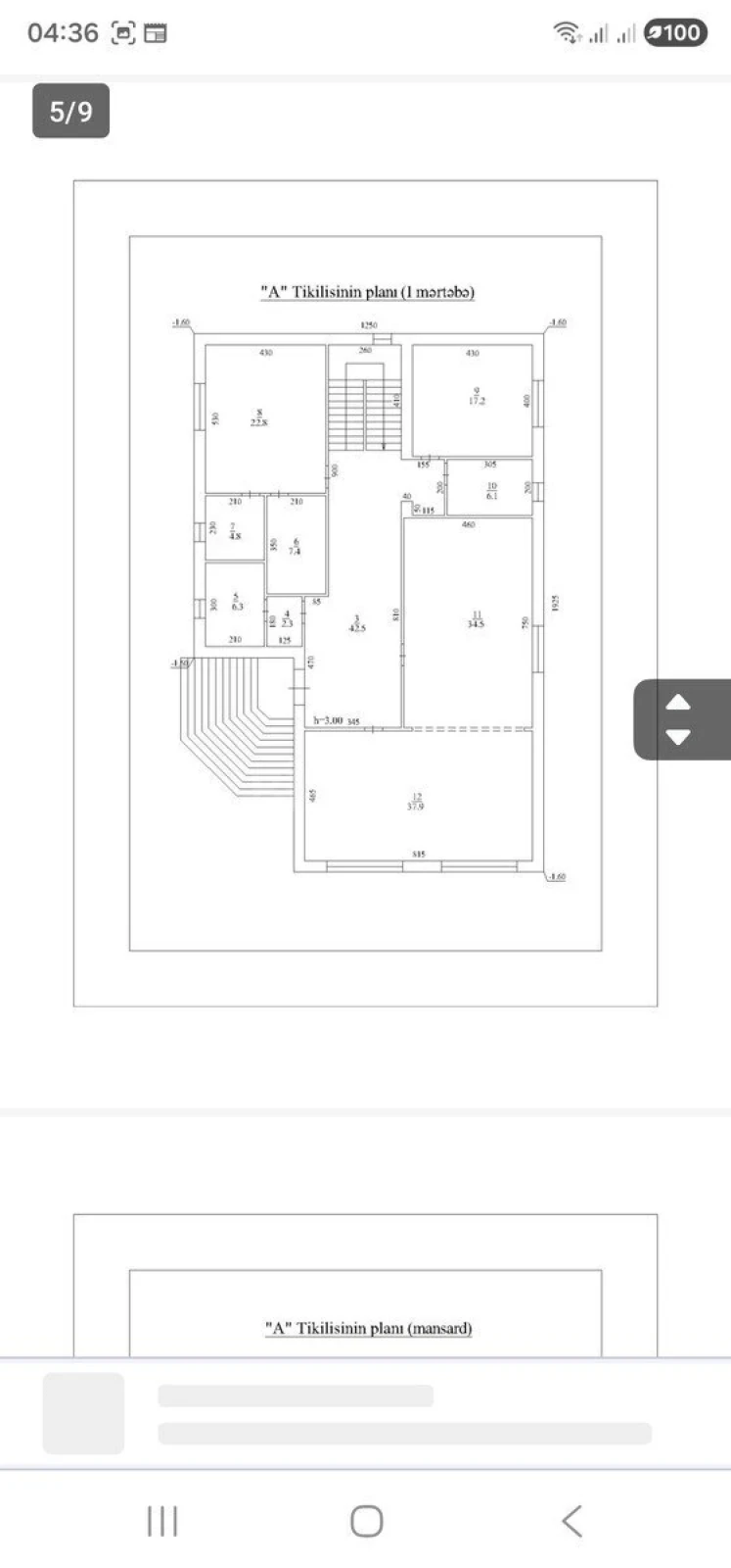 Satılır 8 otaqlı həyət evi 504 m²