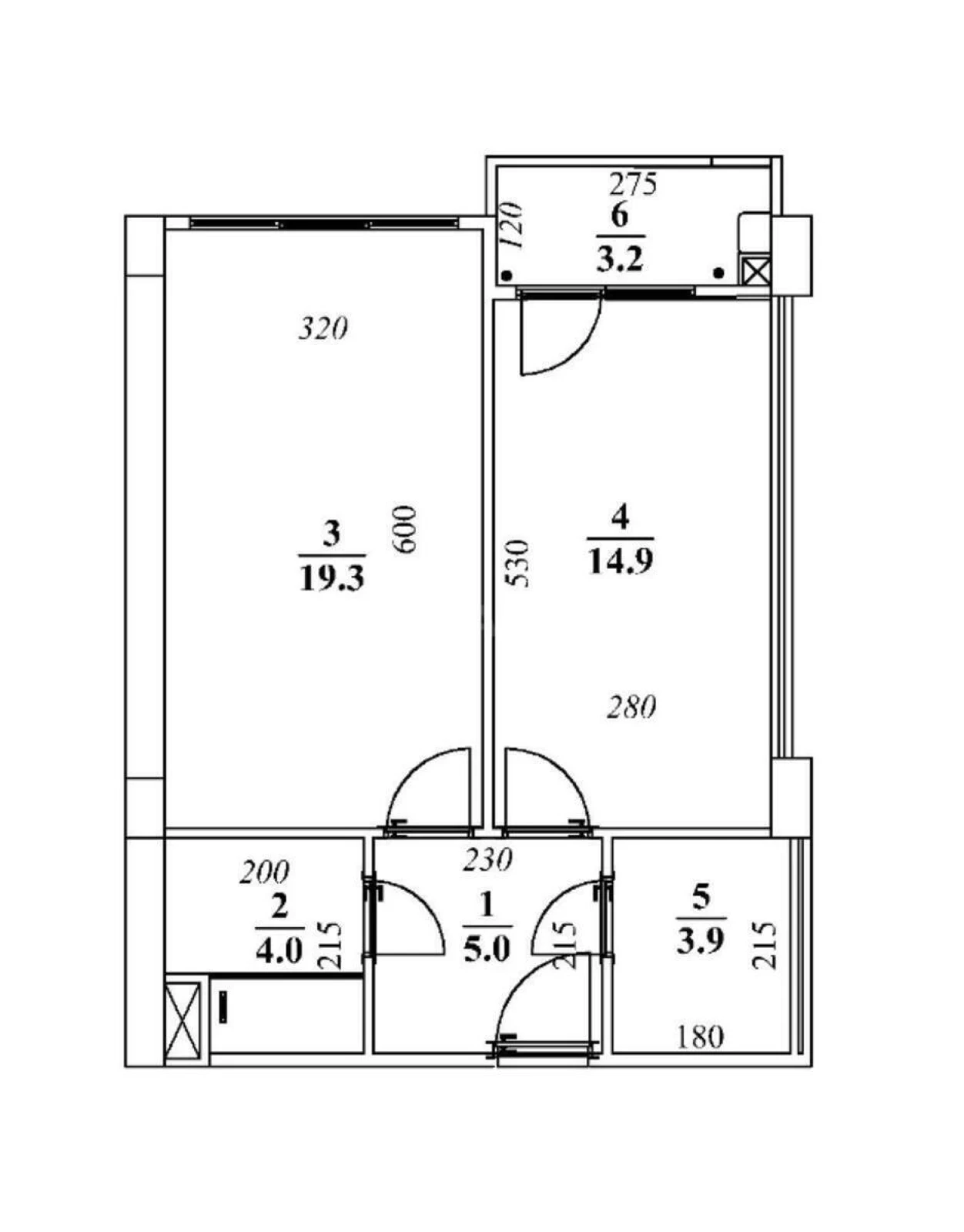 Satılır 2 otaqlı mənzil 60 m²