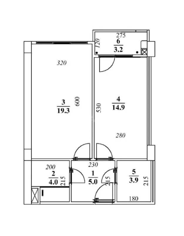 Satılır 2 otaqlı mənzil 60 m²