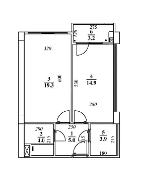 Satılır 2 otaqlı mənzil 60 m²