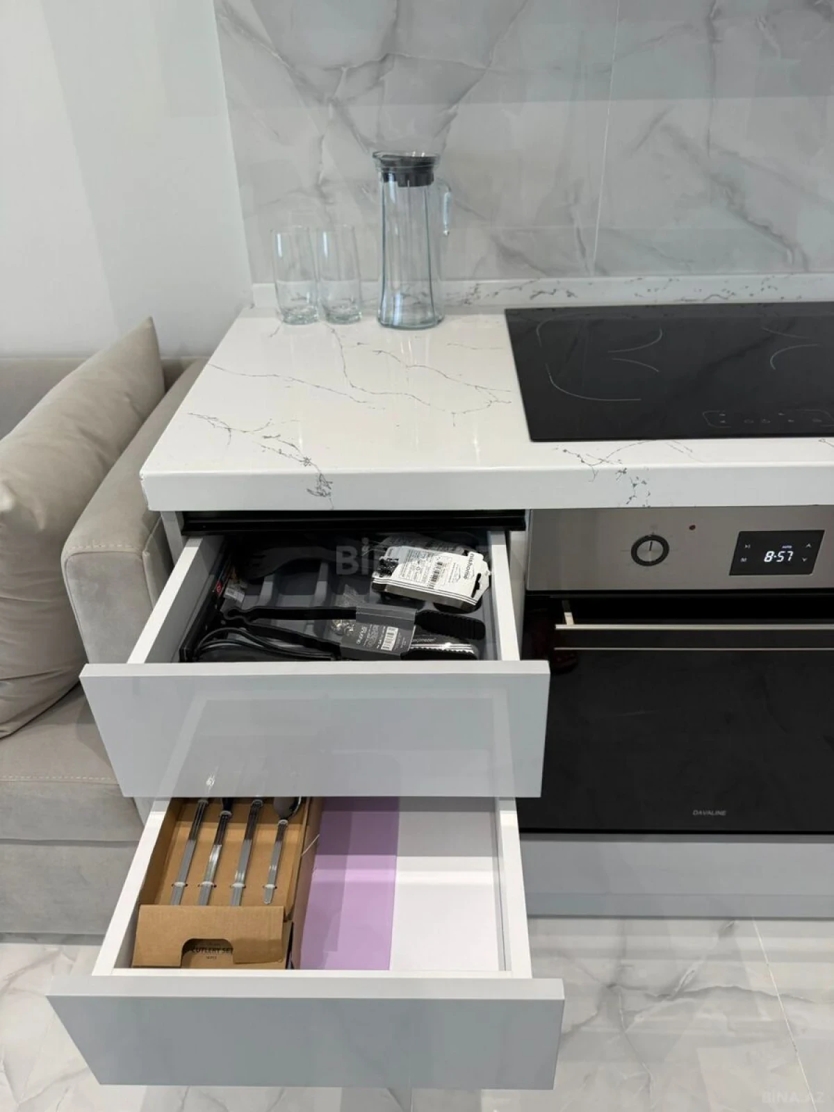 Kirayə verilir 1 otaqlı mənzil 60 m²