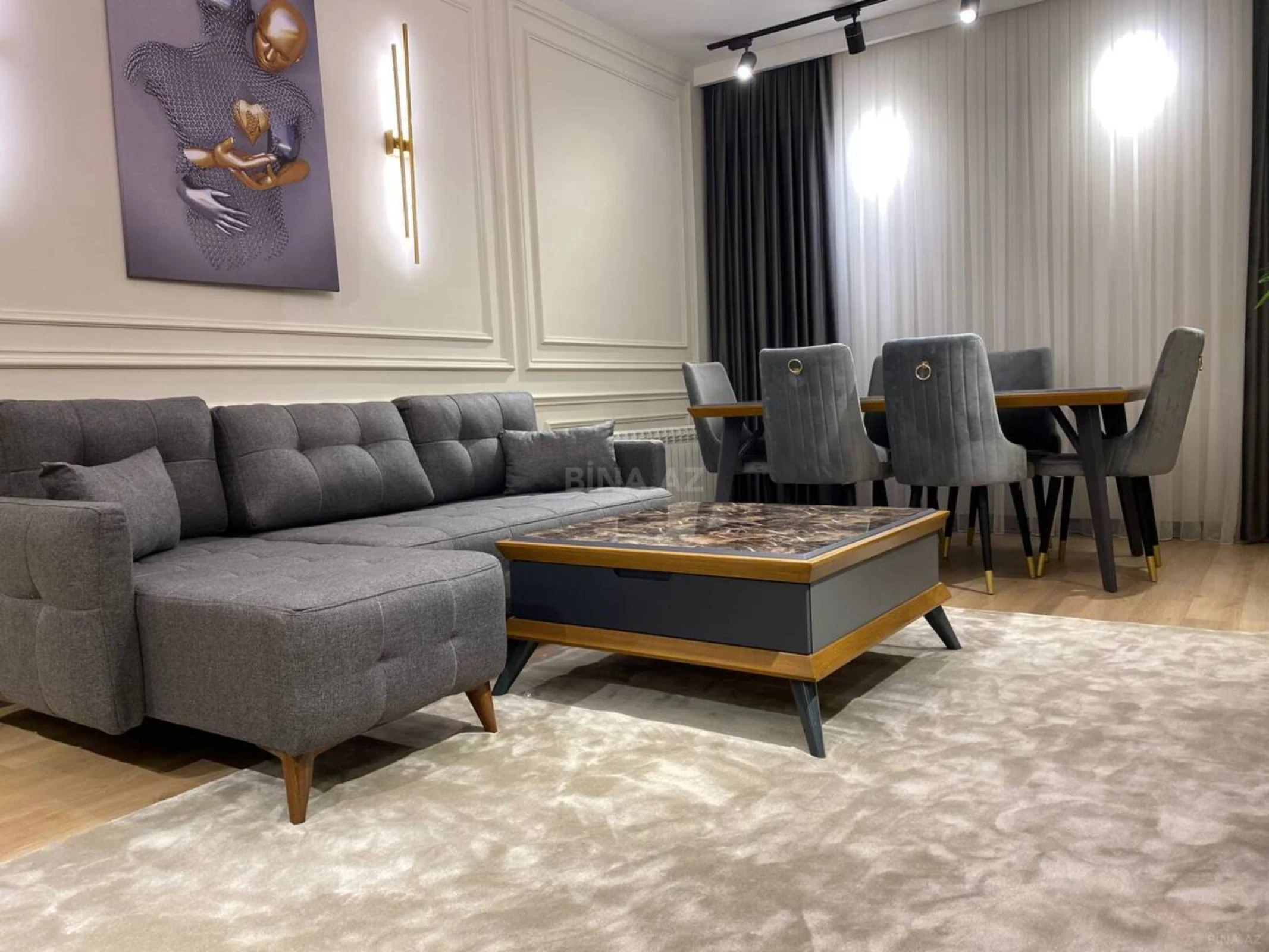 Kirayə verilir 3 otaqlı mənzil 110 m²