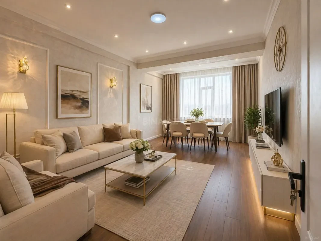 Satılır 2 otaqlı mənzil 56 m²