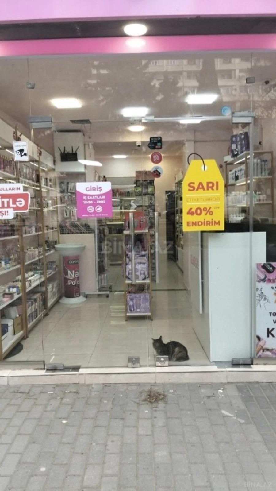 Kirayə verilir obyekt 35 m²