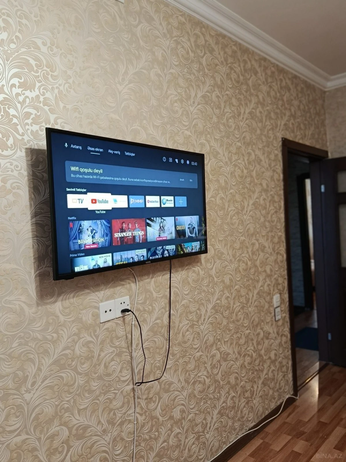 Kirayə verilir 2 otaqlı mənzil 55 m²