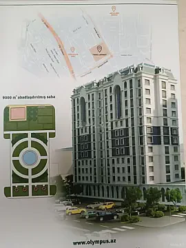 Satılır 1 otaqlı mənzil 44 m²